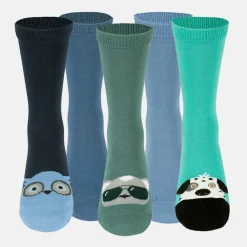 Hot Barnstrumpor Ekologisk Bomull 5-Pack Barn Strumpor