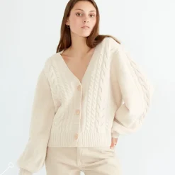 Cable Cardigan Ull Dam Troja