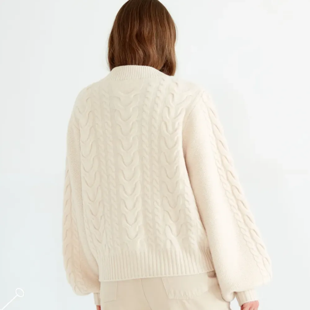 Cable Cardigan Ull Dam Troja