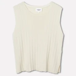 Discount Finstickad Armlos Topp Dam Loungewear