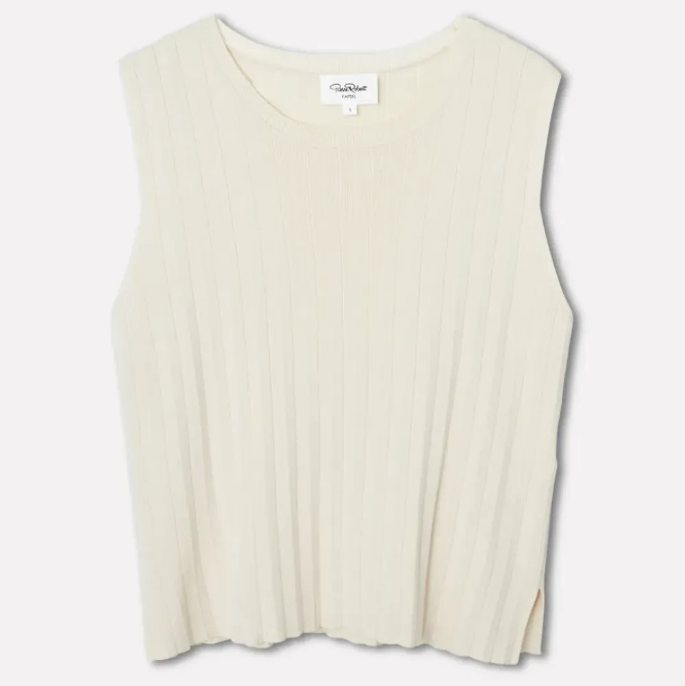 Discount Finstickad Armlos Topp Dam Loungewear