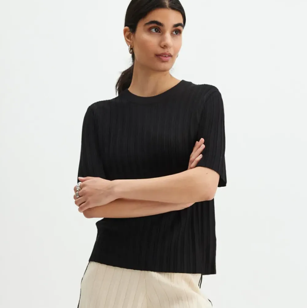 Sale Finstickad T-Shirt Dam Loungewear
