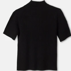New Halvpolo Troja Ull Dam T-Shirt
