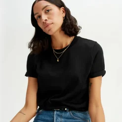 Online Loose Fit T-Shirt Dam T-Shirt