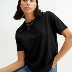 Online Loose Fit T-Shirt Dam T-Shirt