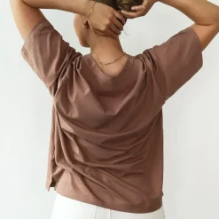 New Oversized T-Shirt Ekologisk Bomull Och Hemp Dam Loungewear