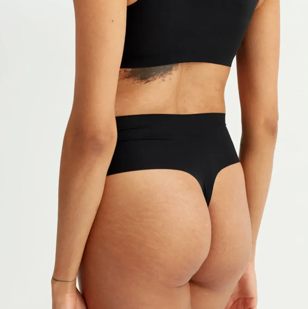 Hot Stringtrosor High Waist Invisible Mikrofiber Dam Trosor