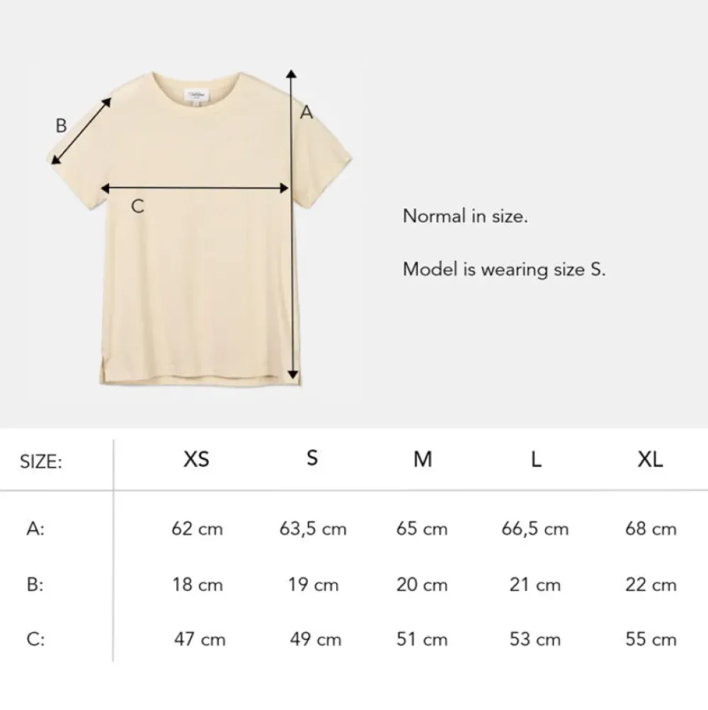 T-Shirt Ekologisk Bomull Och Hemp Regular Fit Dam Loungewear