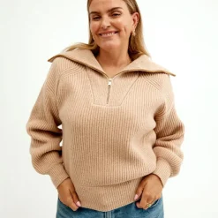 New Turtleneck Zip Dam Troja
