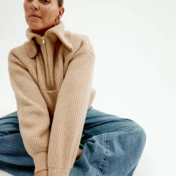 New Turtleneck Zip Dam Troja