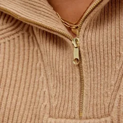 New Turtleneck Zip Dam Troja