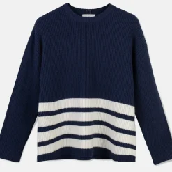 Hot Ulltroja Med Avtagbar Polokrage Dam Loungewear
