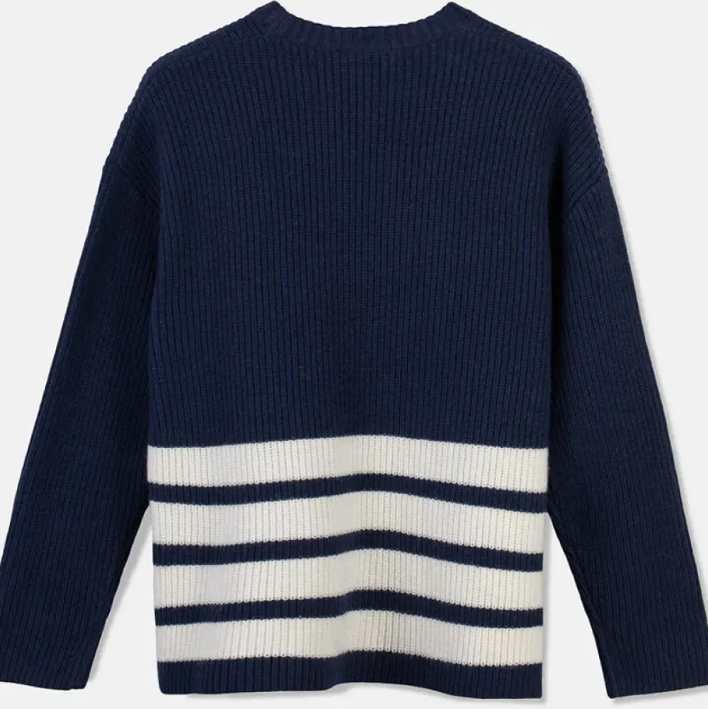 Hot Ulltroja Med Avtagbar Polokrage Dam Loungewear