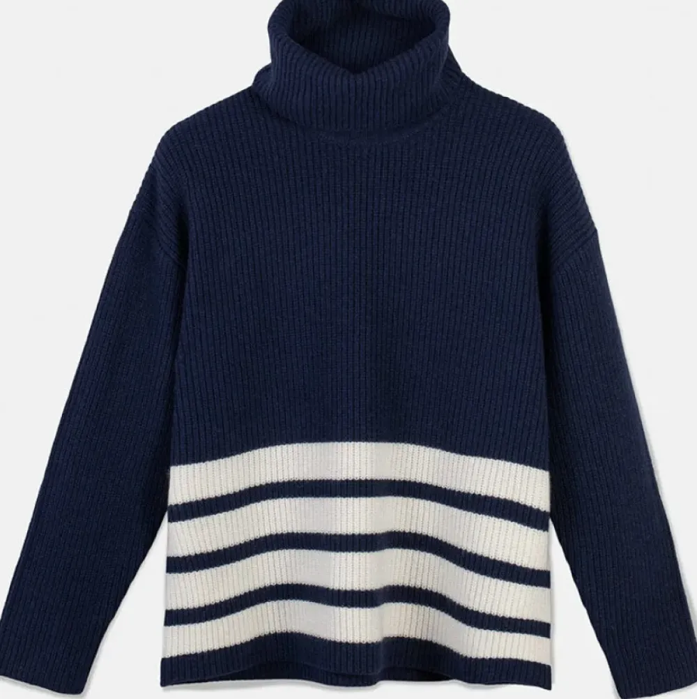 Hot Ulltroja Med Avtagbar Polokrage Dam Loungewear