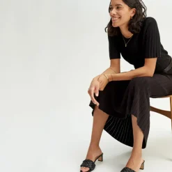 Clearance Vadlang Kjol Dam Loungewear