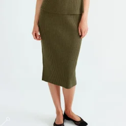 Hot Vadlang Kjol Ull Dam Loungewear