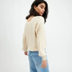 Online Vandbar Troja Med V-Ringning Dam Loungewear
