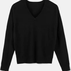Discount Vandbar Ulltroja Med V-Ringning Dam Loungewear
