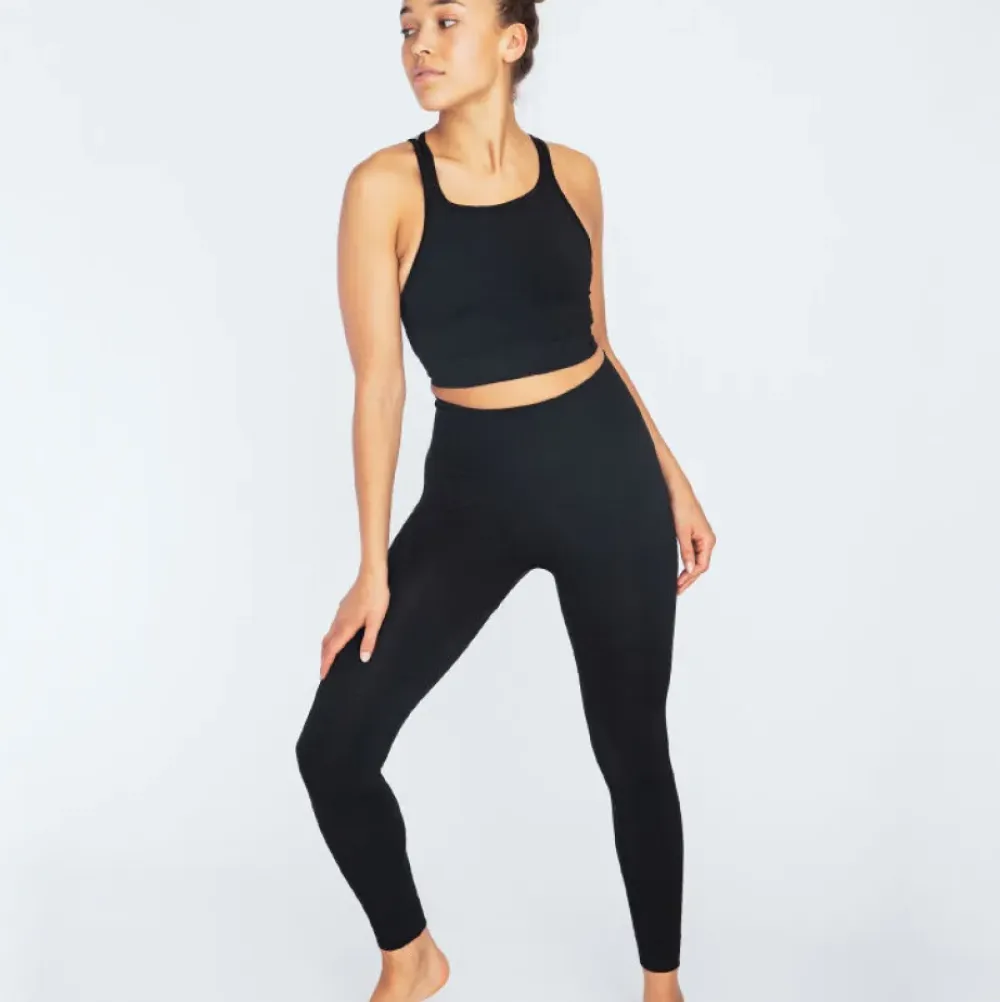 New Yoga Tights High Waist Dam Underdelar